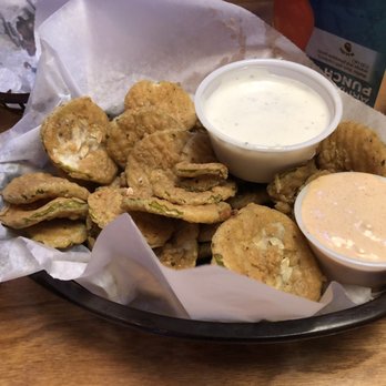 Texas Roadhouse - Fried Pickles with both sauce options. - Steakhouses Near Me - Duluth, Minnesota Texas Roadhouse - Fried Pickles with both sauce options. - Steakhouses Near Me - Duluth, Minnesota