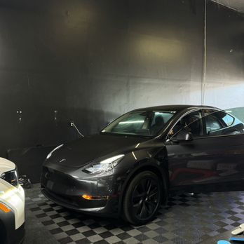 Platinum Motorworks - Tesla Model Y in the shop getting Llumar ceramic tints #ceramic #tint #ceramictints #ppf #clearbra #paintprotectionfilm - Car Window Tinting Near Me - Signal Hill, California Platinum Motorworks - Tesla Model Y in the shop getting Llumar ceramic tints #ceramic #tint #ceramictints #ppf #clearbra #paintprotectionfilm - Car Window Tinting Near Me - Signal Hill, California