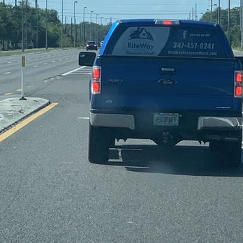RiteWay Pressure Wash - Company vehicle...moments after the incident. - Pressure Washers Near Me RiteWay Pressure Wash - Company vehicle...moments after the incident. - Pressure Washers Near Me