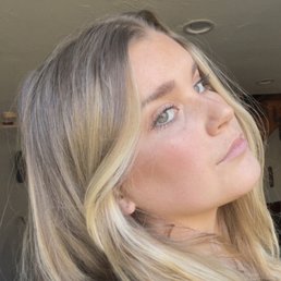 reference of my natural brow color earlier that day