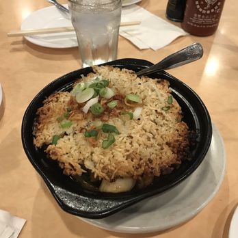 Mai Lee - Charred rice seafood hot pot entree with no crab stick - Vietnamese Near Me - Saint Louis, Missouri