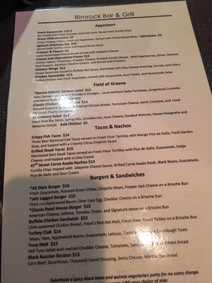 Menu photo 8 Rimrock Bar & Grille Phoenix, AZ Menu photo 8 Rimrock Bar & Grille Phoenix, AZ