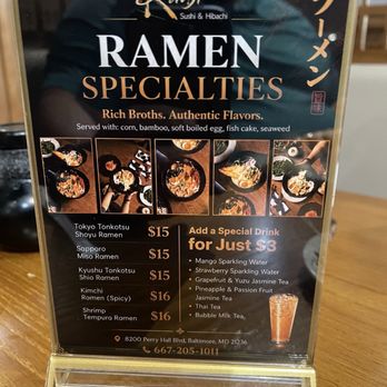 Kanji Sushi - 2026 | Ramen Specialties menu - Sushi Bars Near Me - Baltimore, Maryland Kanji Sushi - 2026 | Ramen Specialties menu - Sushi Bars Near Me - Baltimore, Maryland