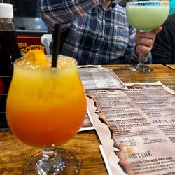 The Broken Whisk - Tequila Sunrise & Lime Margarita (Recommend both)