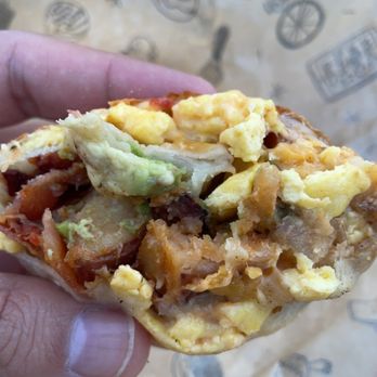 Cafe Dulce - Breakfast Burrito (bacon and avocado; no pico) - Coffee & Tea Near Me - Los Angeles, California Cafe Dulce - Breakfast Burrito (bacon and avocado; no pico) - Coffee & Tea Near Me - Los Angeles, California