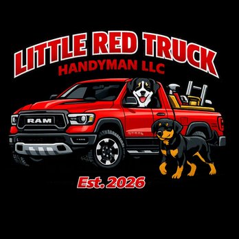 Little Red Truck - Company Logo - Handyman Near Me Little Red Truck - Company Logo - Handyman Near Me