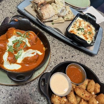 Lazy Dog Restaurant & Bar - Tikka Masala Meatballs, Hot Honey Feta Dip, Cheddar Cheese Curds - New American Near Me - Fairfax, Virginia Lazy Dog Restaurant & Bar - Tikka Masala Meatballs, Hot Honey Feta Dip, Cheddar Cheese Curds - New American Near Me - Fairfax, Virginia