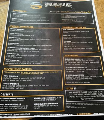 Menu photo 4 Smoke House Charlotte, NC Menu photo 4 Smoke House Charlotte, NC