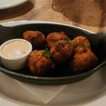 Orleans On Carroll - Crab Stuffed Hush Puppies - Southern Near Me - Perry, Georgia Orleans On Carroll - Crab Stuffed Hush Puppies - Southern Near Me - Perry, Georgia