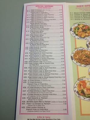 Menu photo 1 New Hong Kong Woonsocket, RI