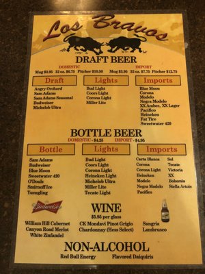 Menu photo 7 Los Bravos Marietta, GA