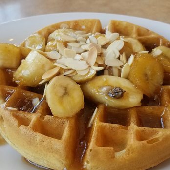 TooJay’s Deli * Bakery * Restaurant - Banana foster waffle... no words for how amazing this is - Delis Near Me - Lake Worth, Florida TooJay’s Deli * Bakery * Restaurant - Banana foster waffle... no words for how amazing this is - Delis Near Me - Lake Worth, Florida