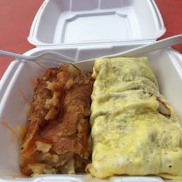 A whole lotta food for just $6...$8 with a huge coffee