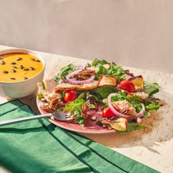 Panera Bread - Fuji Apple Chicken Salad & Autumn Squash Soup You Pick 2