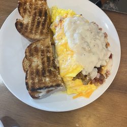 Meat lovers with gravy