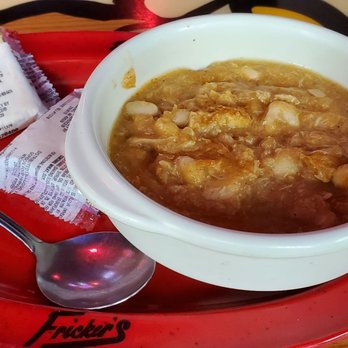 Fricker's - Disgusting White Chicken Chili. Thick & gloppy - Sports Bars Near Me - TROY, Ohio