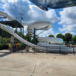 Plain Township Pool - Water slides
