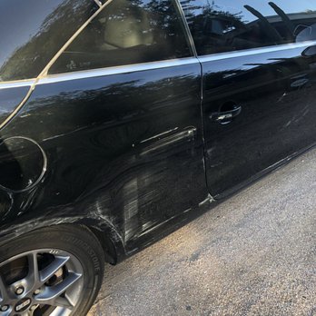 A Cheap Body Shop - Damaged quarter panel, door and rocker. - Body Shops Near Me - Scottsdale, Arizona A Cheap Body Shop - Damaged quarter panel, door and rocker. - Body Shops Near Me - Scottsdale, Arizona
