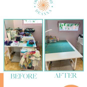Organized By Deanna - Sewing Room Organization - Home Organization Near Me Organized By Deanna - Sewing Room Organization - Home Organization Near Me