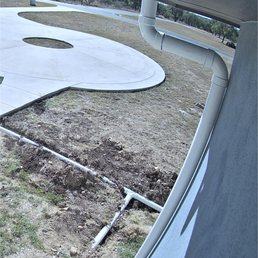 Downspout placed right in front of Security Camera Downspout placed right in front of Security Camera