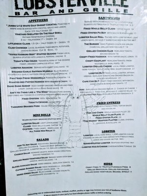Menu photo 5 Lobsterville Bar & Grille Oak Bluffs, MA