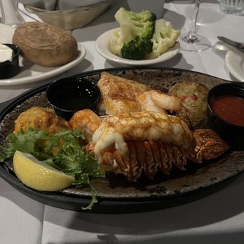 The Crab Trap - Second mate broiled seafood combo. Delicious! - Seafood Near Me - Somers Point, New Jersey The Crab Trap - Second mate broiled seafood combo. Delicious! - Seafood Near Me - Somers Point, New Jersey