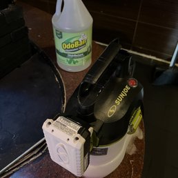 Chemical sprayer and jug of odor killer. Why am I seeing this? Chemical sprayer and jug of odor killer. Why am I seeing this?