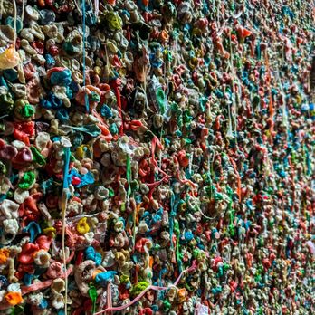 The Gum Wall - Local Flavor Near Me - Seattle, Washington The Gum Wall - Local Flavor Near Me - Seattle, Washington