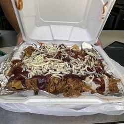 Wacky Tacky Taco's - Bbq nachos