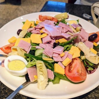 Blue Bay Diner - Princess Salad - simple and filling. It's huge! - Diners Near Me - Oakland Gardens, New York