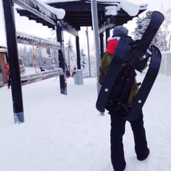 Korketrekkeren - Ta med kjelke og ta Tbanen til Frognerseteren, så er det bare å ake seg nedover!