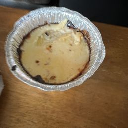 Nasty cheese dip that was a solid awful mess when it arrived.