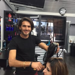 Charbel Hair Salon - Yazan doing a style!