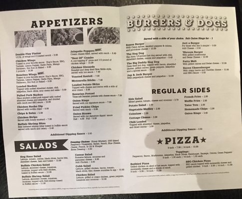 Menu photo 3 Hog's Haus Bar & Grill Weldon Spring, MO