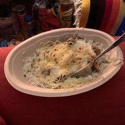 Chicken bowl. And no I haven't eaten any of it. Chicken bowl. And no I haven't eaten any of it.