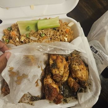 Touchdown Wings - Honey garlic wings veggie fried rice - Chicken Wings Near Me - St Louis, Missouri
