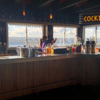 Finger Lakes Distilling - Covered patio bar - Beer, Wine & Spirits Near Me - Burdett, New York