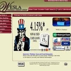 Wesla Federal Credit Union - Wesla website