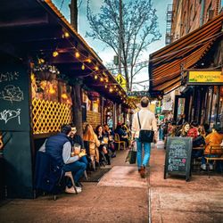 Sidewalk seats
