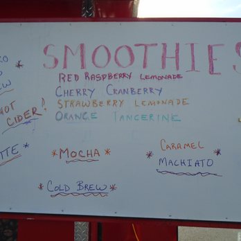 Diamond Lake Roadside Coffee - Smoothie menu. - Food Trucks Near Me - Champlin, Minnesota Diamond Lake Roadside Coffee - Smoothie menu. - Food Trucks Near Me - Champlin, Minnesota