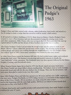Menu photo 2 Pudgies Pizza Elmira, NY