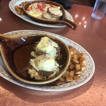 Another Broken Egg Cafe - crab cake Benedict & lobster omelette. - Breakfast & Brunch Near Me - Pembroke Pines, Florida