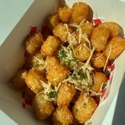 Truffle parm tater tots Truffle parm tater tots