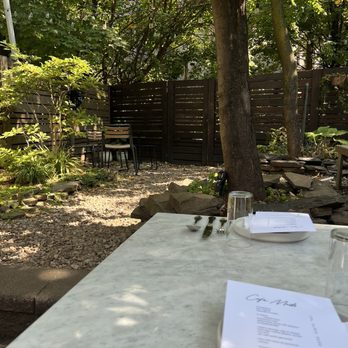 Cafe Mado - Back Garden - Diners Near Me - Brooklyn, New York