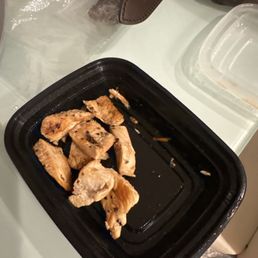 Almost $9 side of chicken   save your money