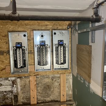 Breezy Electrical - Four panels to accompany the for family meter bank store - Lighting Fixtures & Equipment Near Me