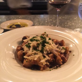 Barrington's - A very rich, very flavorful veal ragu gnocchi. Thick reduction, earthy sweet flavors. Tender gnocchi, tender veal. - New American Near Me - Charlotte, North Carolina