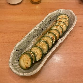 Somenya - Soba restaurant - Cucumber yuzu salad - Japanese Near Me - Boston, Massachusetts