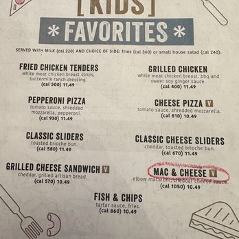 Yard House - Kids menu - New American Near Me - New York, New York Yard House - Kids menu - New American Near Me - New York, New York