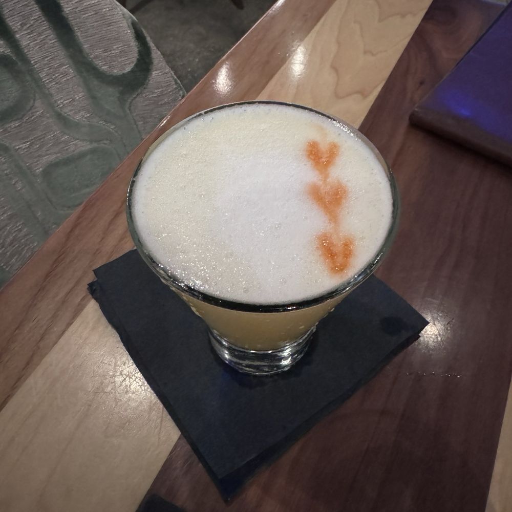 Pisco Peruvian Gastrobar - Parchita Sour - Peruvian Near Me - Orlando, Florida Pisco Peruvian Gastrobar - Parchita Sour - Peruvian Near Me - Orlando, Florida